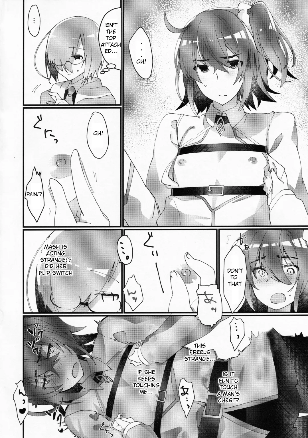 [Anoshabu] Josou Saserarete Futanari Kouhai Servant ni Onnanoko ni Sarechau Hon Fhentai - Page 4