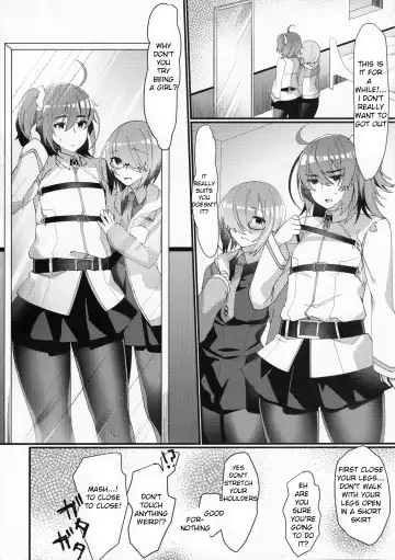 [Anoshabu] Josou Saserarete Futanari Kouhai Servant ni Onnanoko ni Sarechau Hon Fhentai - Page 2