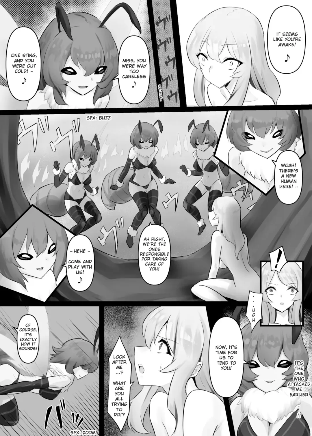 [Stealth Moko] Jingai Lez Rape - Queen Bee Hen Fhentai - Page 4