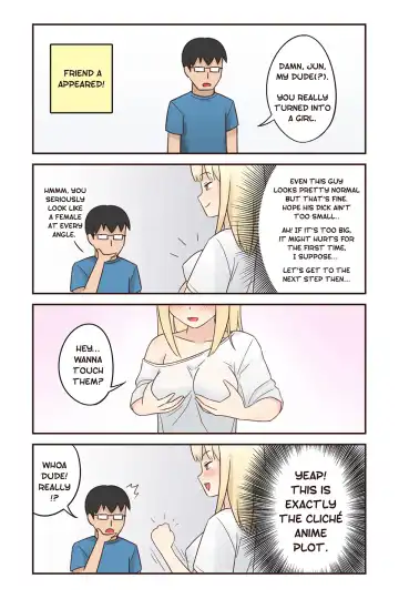 [Rudy Saki] I turned into a girl but NO ONE fucks me #1 Fhentai - Page 6