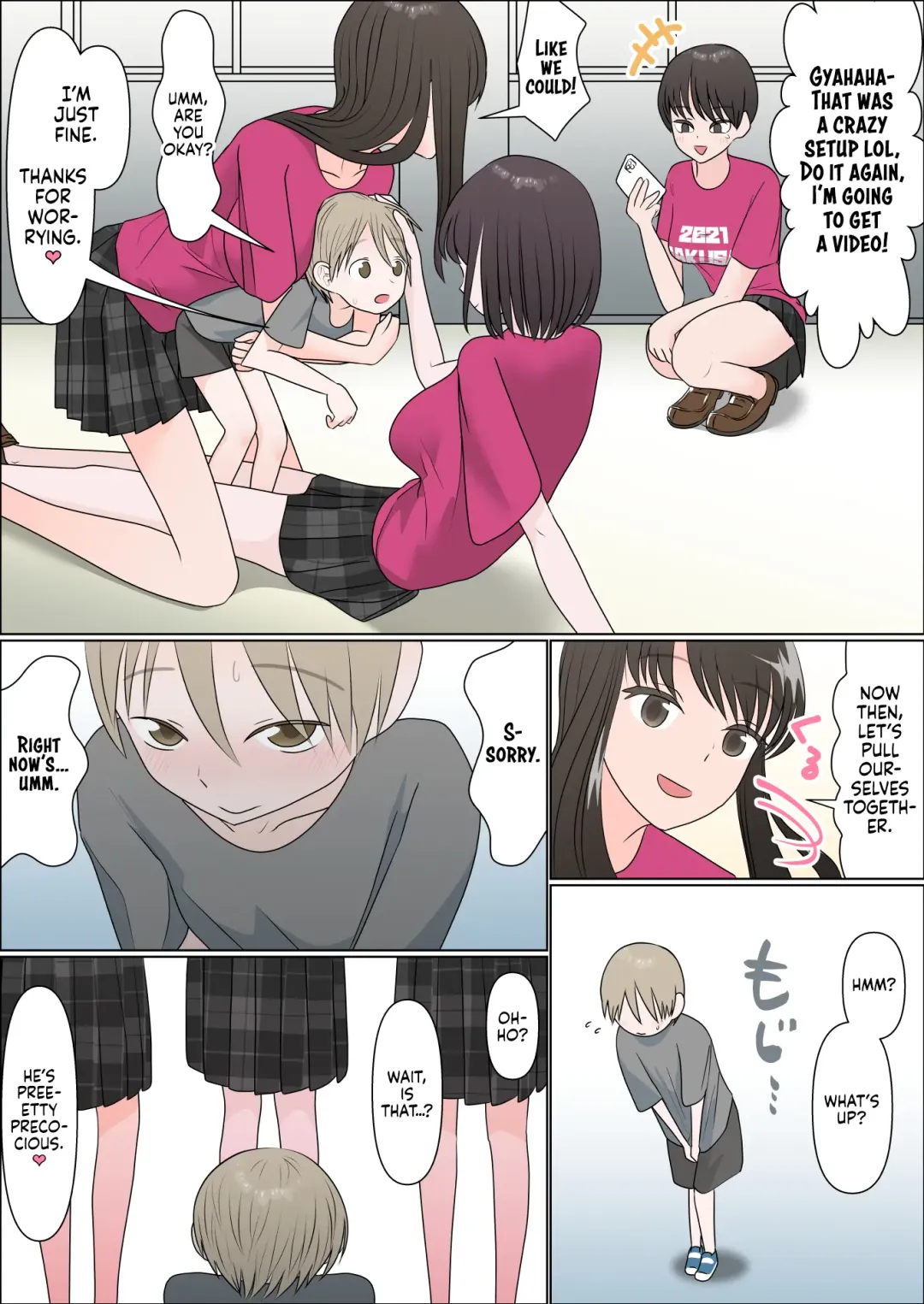 [Garasu Hokou] Gakusai ni Ittara Ani no Dokyusei ni Koppidoku Shiborareta Hanashi | I Got my Balls Drained Dry by my Older Brother's Classmates When I Went to the School Festival Fhentai - Page 5
