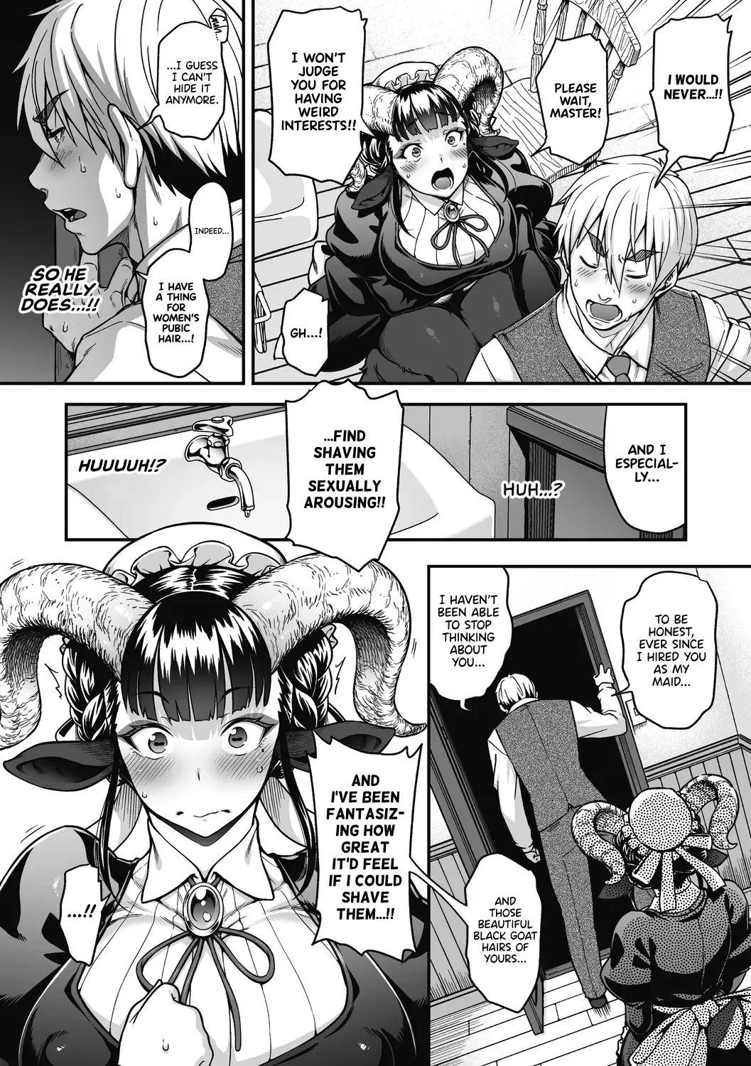 [Jun] Koisuru Kuroyagi | A Black Goat Maiden's (Shaving) Romance Fhentai - Page 10
