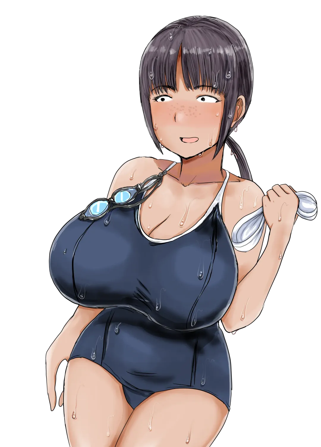 [Kaneda Asao] Mob-kao Bakunyuu no Dokyuusei o Ore no Iinari no Sefri ni Shiteyatta... Fhentai - Page 44