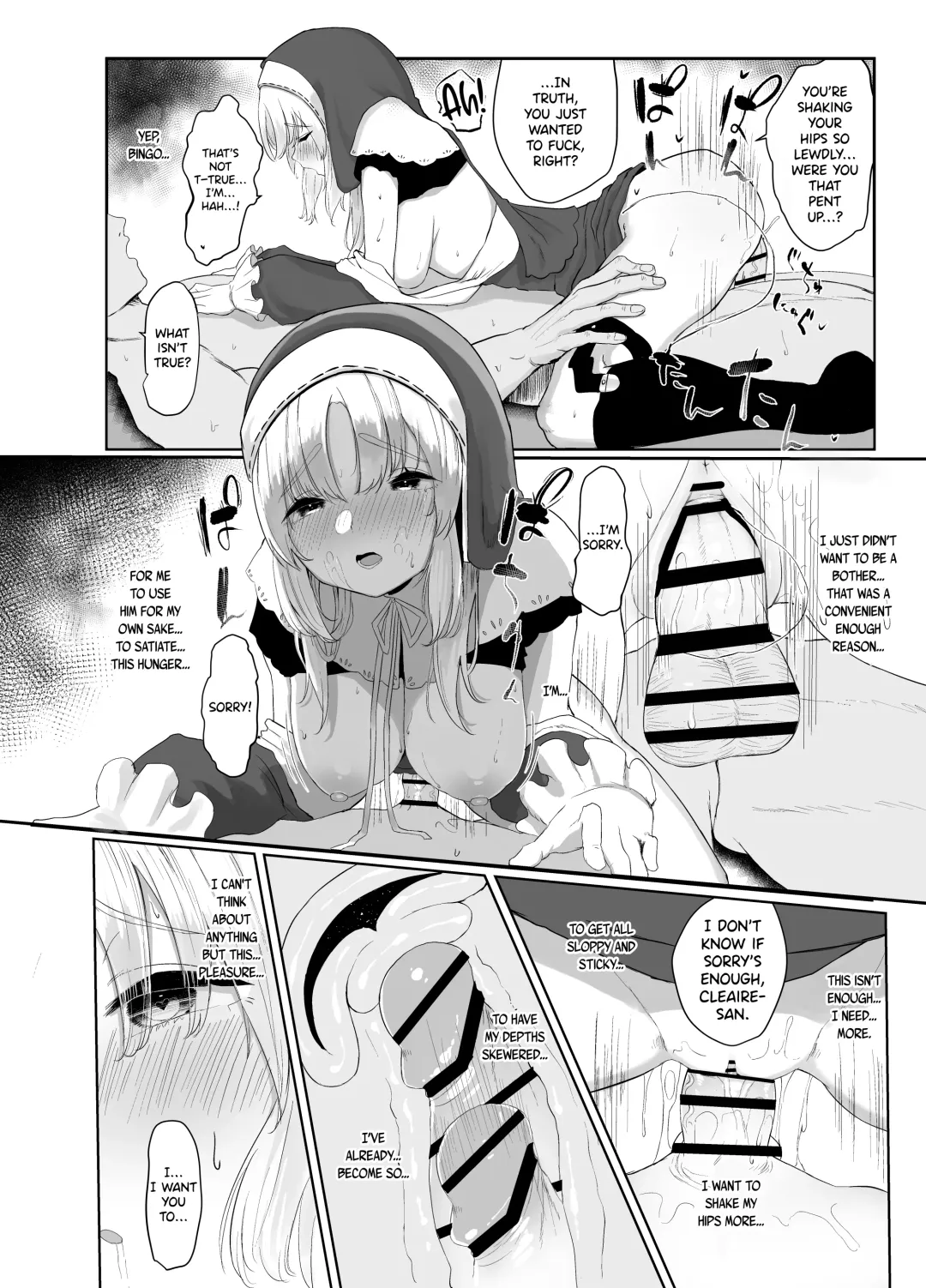 [Kawaraya] Sister Cleaire no Seiso to Yokubou | A Seiso and Lustful Sister Cleaire Fhentai - Page 17