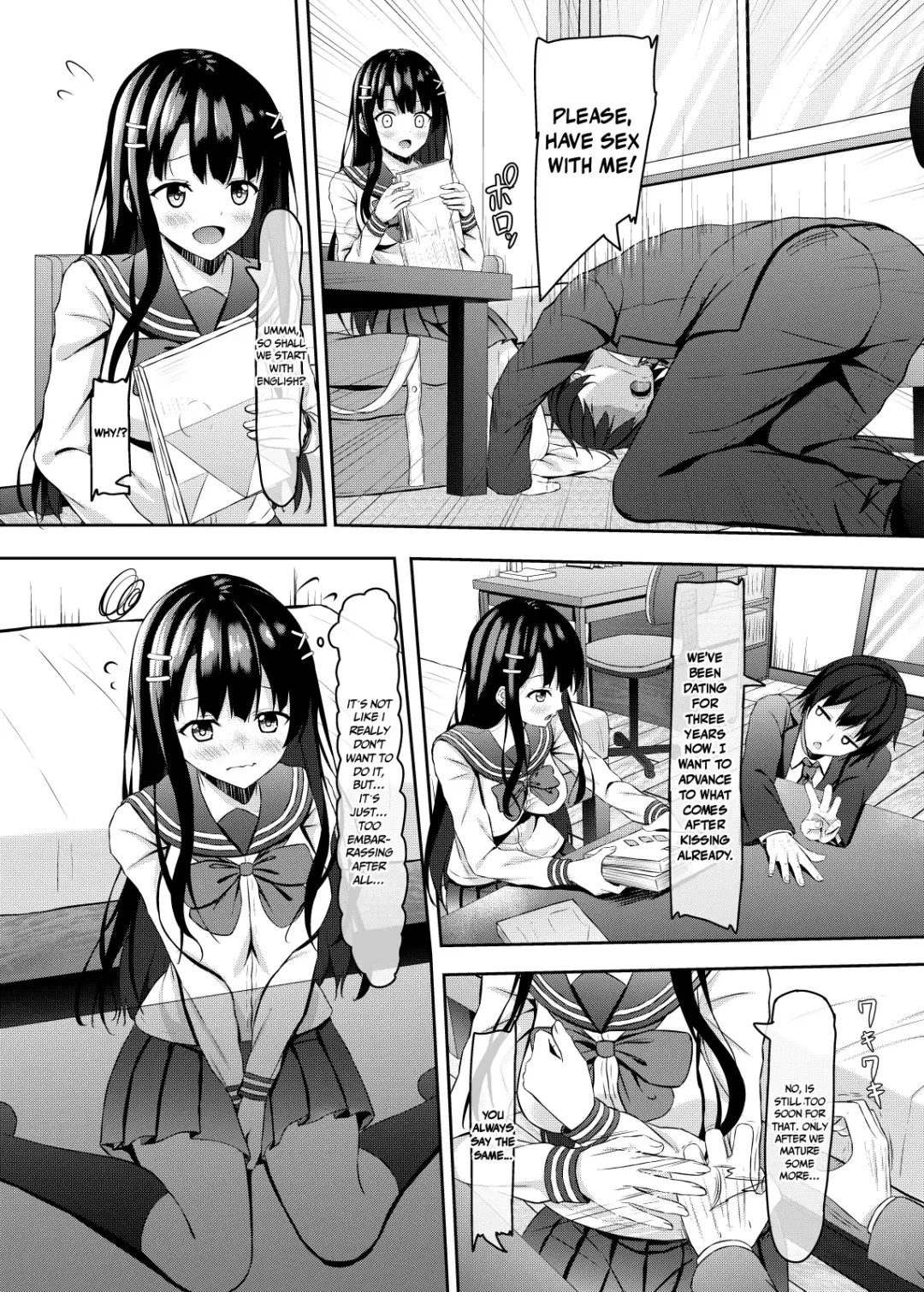 [Aikawa Tatsuki] Saishoku Kenbi de Hazukashigariya na jk to Hatsu H made | The First of an Embarrassed Highschool Girl Blessed With Both Brains and Beauty Fhentai - Page 5