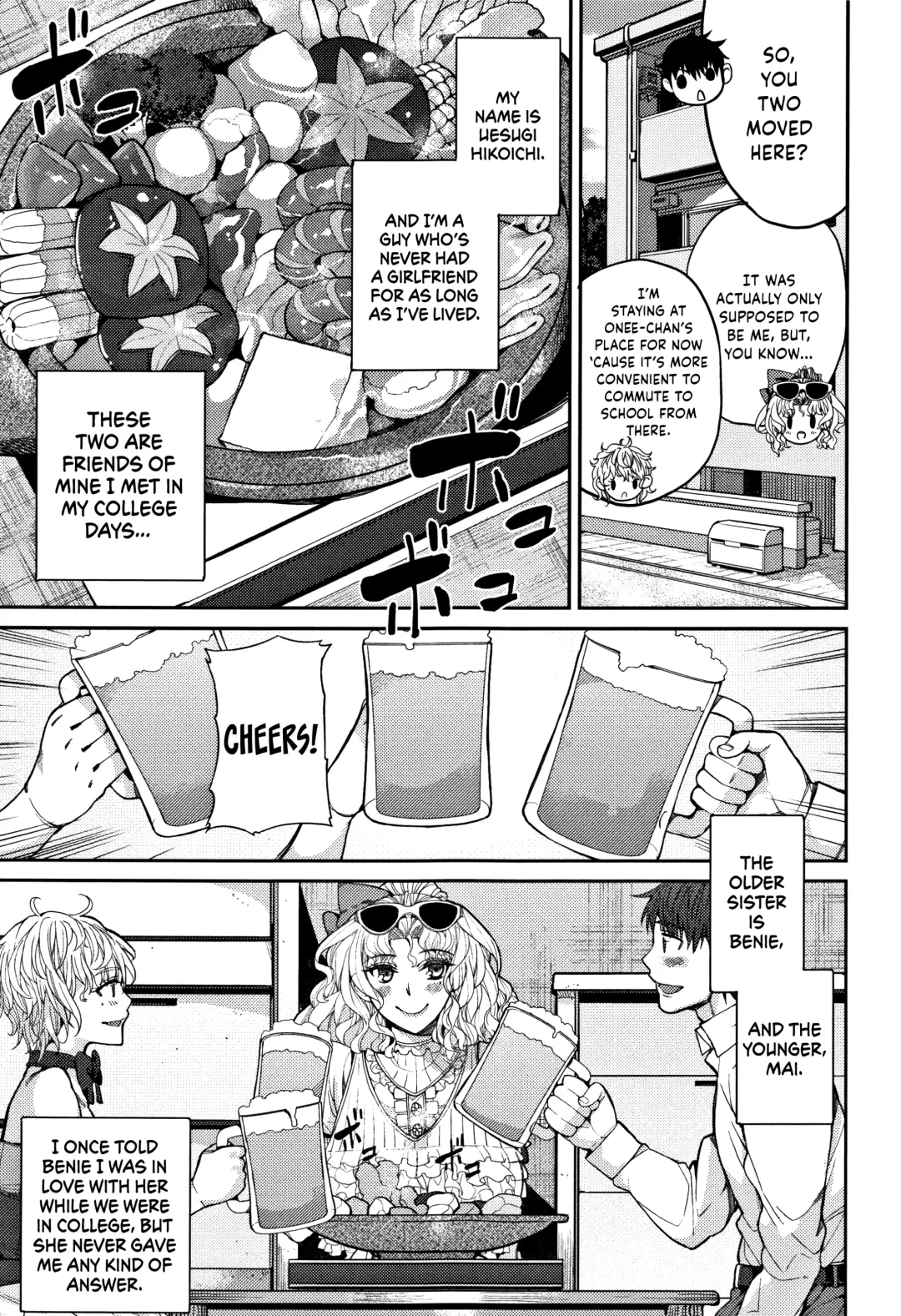 [Azukiko] Sankaku Kankei | Love Triangle Fhentai - Page 3
