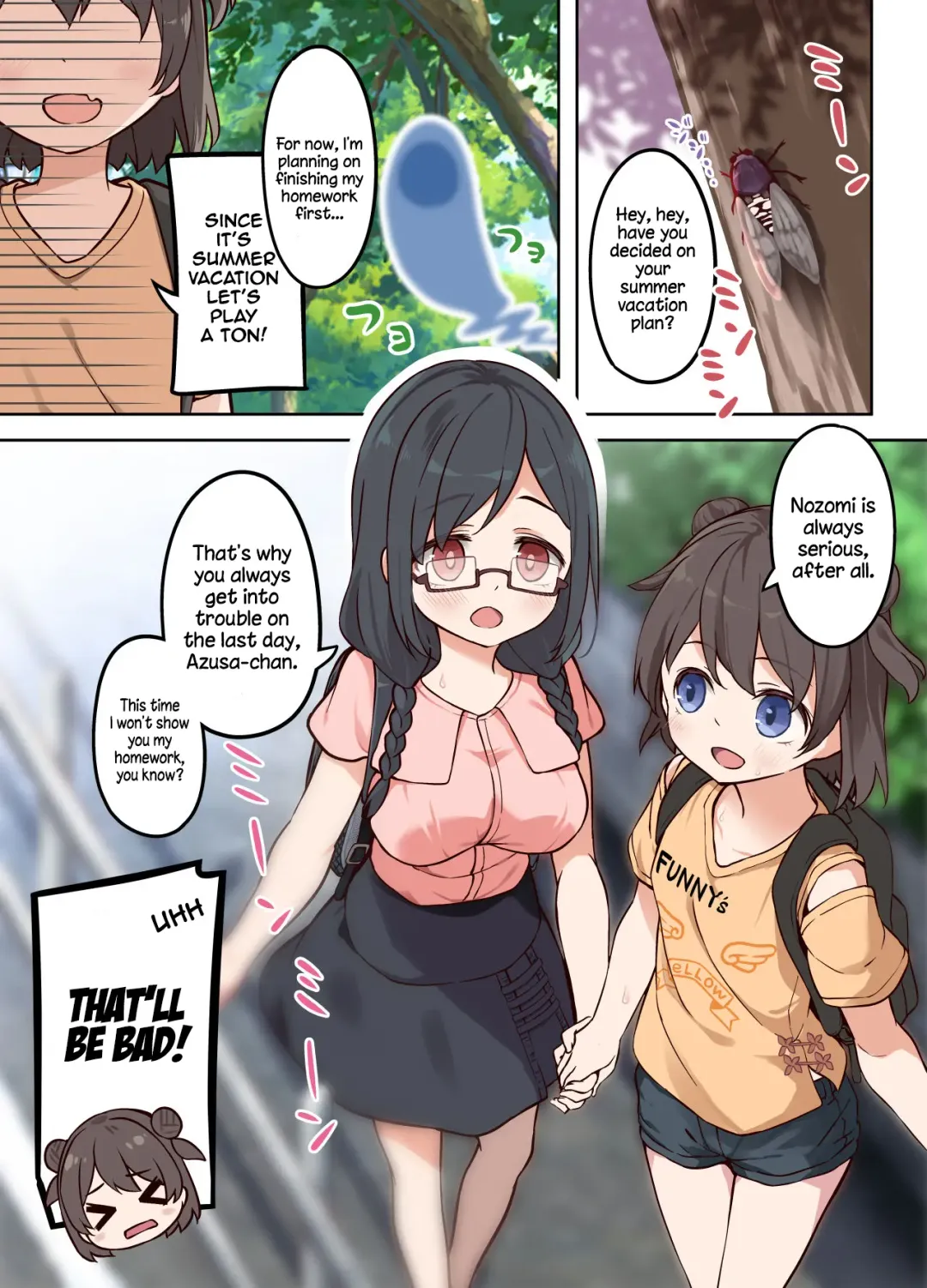 [Siina Yuuki] Hyoui Osen de Yuri Ecchi | Lesbian Sex through Corrupting Possession Fhentai - Page 2