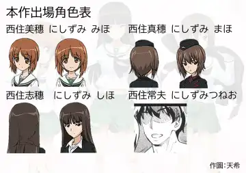 [Clover] Nishizumi-san-chi wa Nakayoshi 4P | Nishizumi Household Peaceful 4-some Fhentai - Page 3