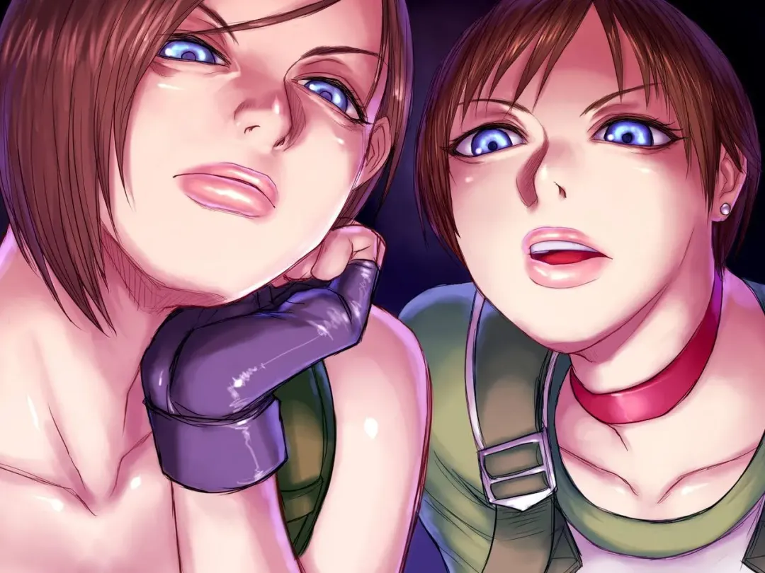 [Sawao] Jill Valentine & Rebecca Chambers - Chatroulette Extended Fhentai - Page 3