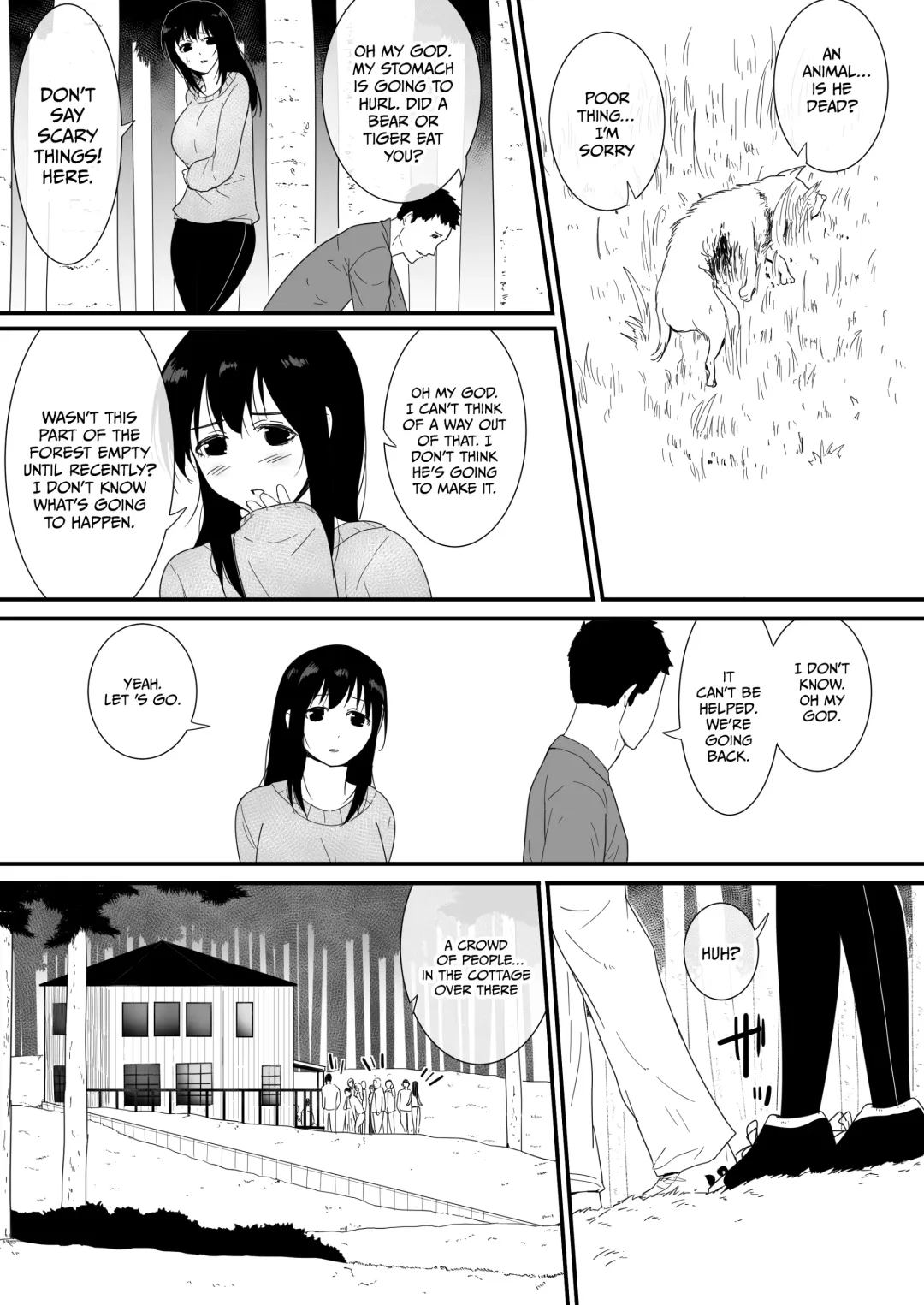 [Freya] Mesu ga Fusoku Shita Mori de wa Ningen no Mesu ga Osowareru | The Jungle Needs Women Fhentai - Page 7