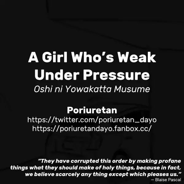 [Poriuretan] Oshi ni Yowakatta Musume | A Girl Who's Weak Under Pressure Fhentai - Page 7