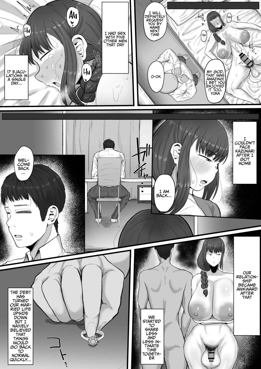 [Shrimp Cake] Futanari Hitodzuma nā Ashita Kara Fūzoku de Hataraite Kurenai ka Fūzoku Ochi | The corruption of a futanari wife at the brothel Fhentai - Page 18