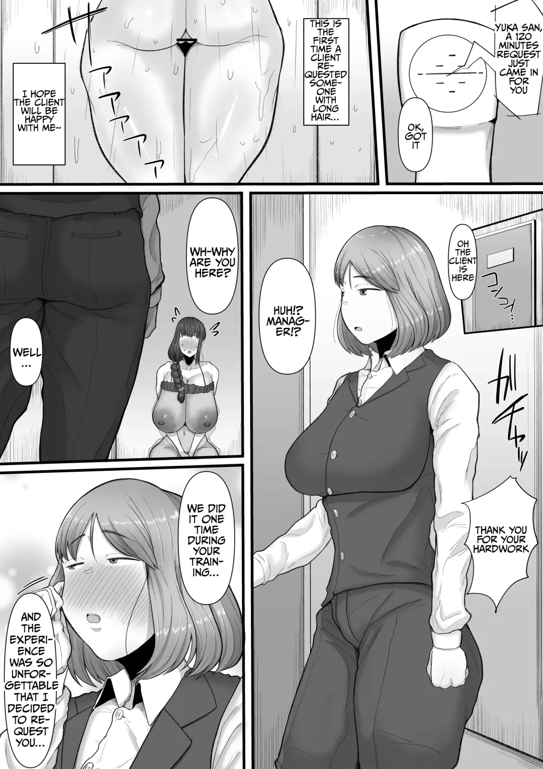 [Shrimp Cake] Futanari Hitodzuma nā Ashita Kara Fūzoku de Hataraite Kurenai ka Fūzoku Ochi | The corruption of a futanari wife at the brothel Fhentai - Page 26