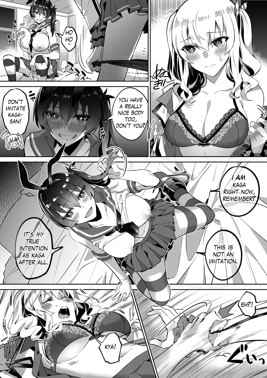 [Duokuma] Kancolle Kaga & Kashima Possession Fhentai - Page 6