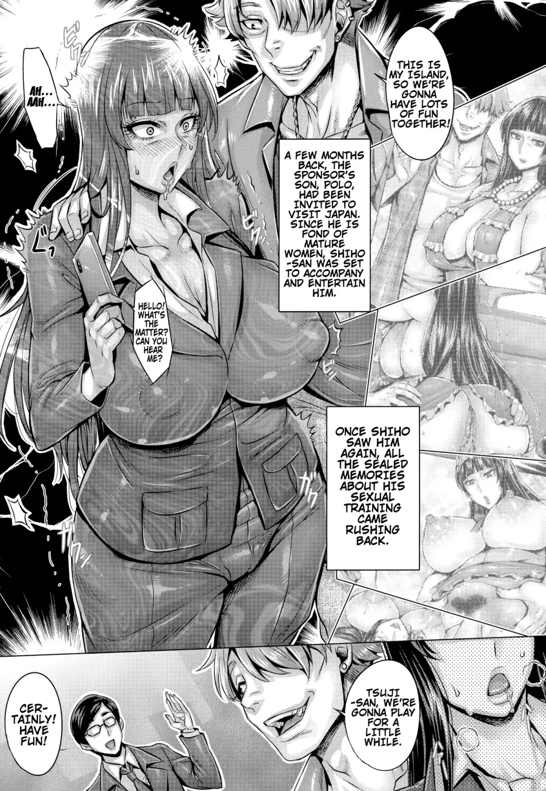 [Momofuki Rio] Majimena Iemoto no Kyousei Saimin Inda Kiroku | Records Of The Perverted Fall Of The Forced Mind Controlled Family Head Fhentai - Page 5