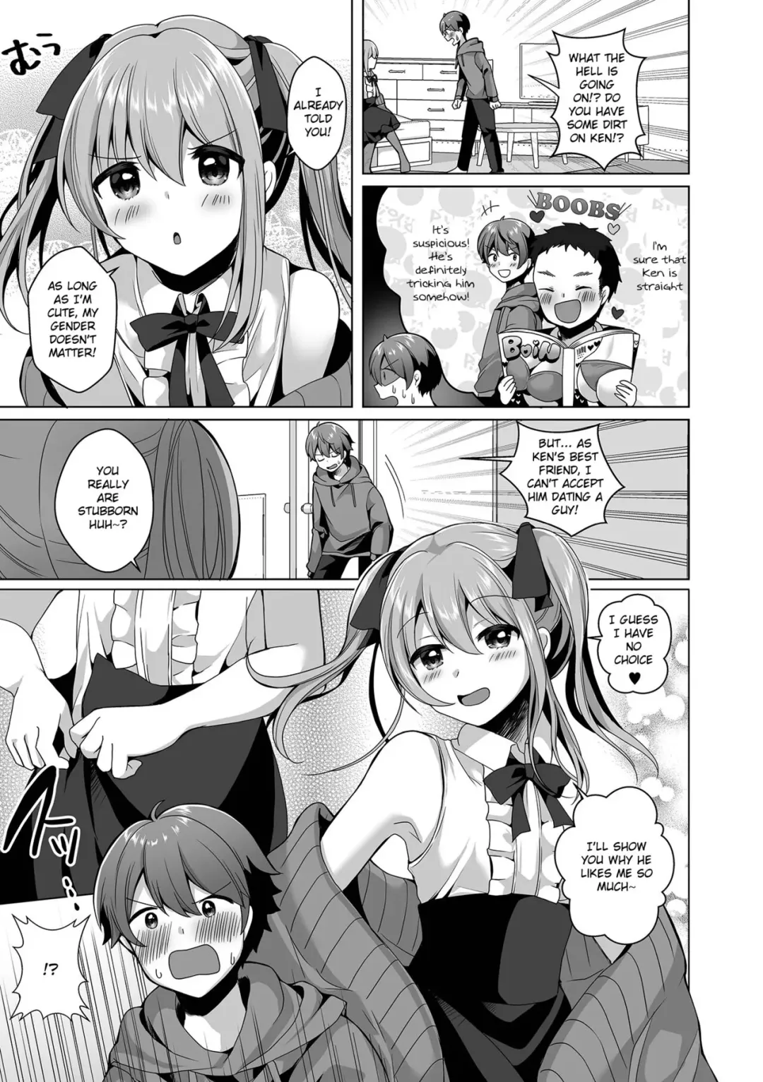 [Akasa Tanu] Omae no Koibito Otoko ka yo | Your Girlfriend is a Guy!? Fhentai - Page 3