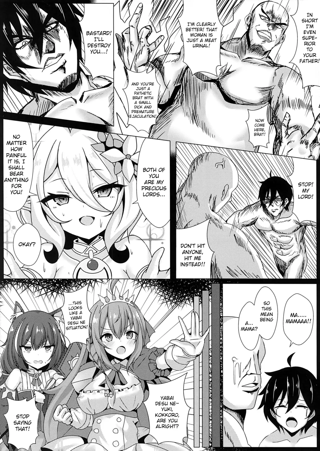[Shiki] Mother Fucker Doushi! Docchi o Okashite mo! Nan no Chigai mo Arya Shinee Darou ga! Fhentai - Page 20