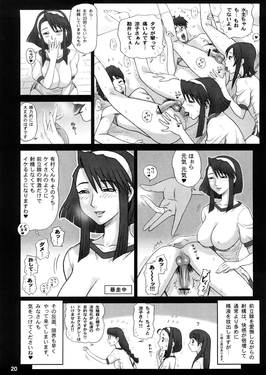 [13.] 20 Kaiten Shiritsu Risshin Gakuen Gijutsu Kenkyuukai ~Zenritsusen Massage to Koumon Aibu. Fhentai - Page 19