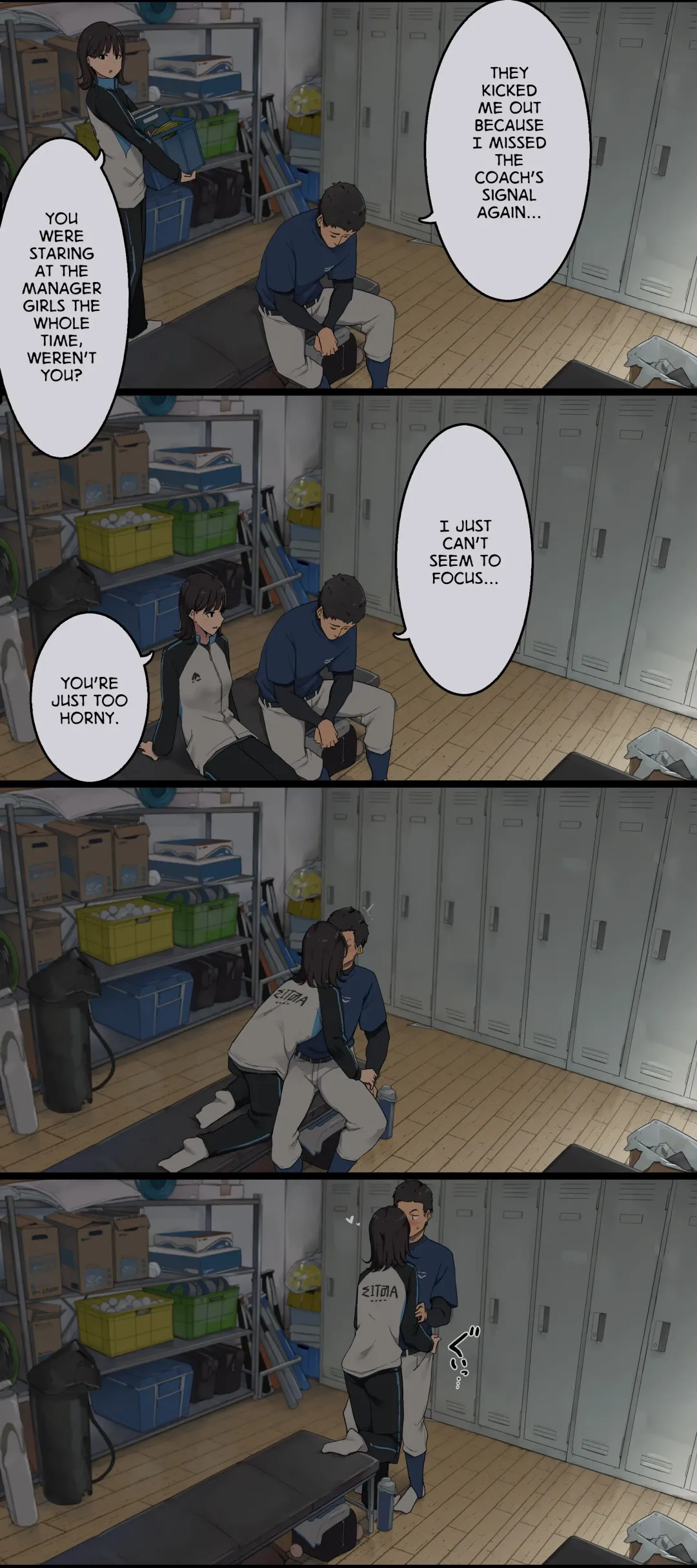 [Wakamatsu] Bukatsu Ato, Senpai Joshi Mane Kanojo to no Nichijou Hanashi | The Days I Spend After Club Practice With My Girlfriend, the Team Manager Fhentai - Page 1