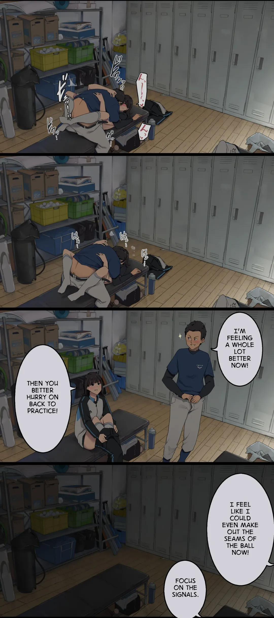 [Wakamatsu] Bukatsu Ato, Senpai Joshi Mane Kanojo to no Nichijou Hanashi | The Days I Spend After Club Practice With My Girlfriend, the Team Manager Fhentai - Page 4