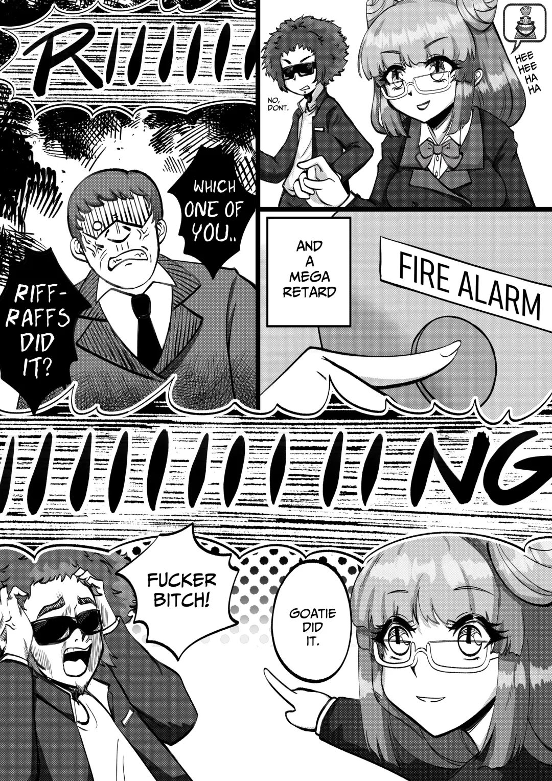 [Maiko - Pucci] The Retarded President Put me up in a Different kind of Detention Fhentai - Page 4