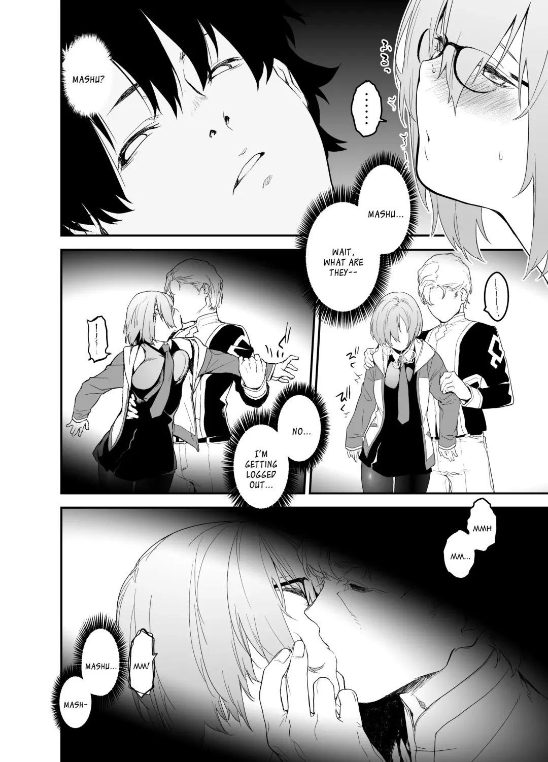 [Minakuchi Takashi] Maintenance de Senpai ga Neteiru Aida ni | While Senpai Is Asleep During Maintenance Fhentai - Page 10