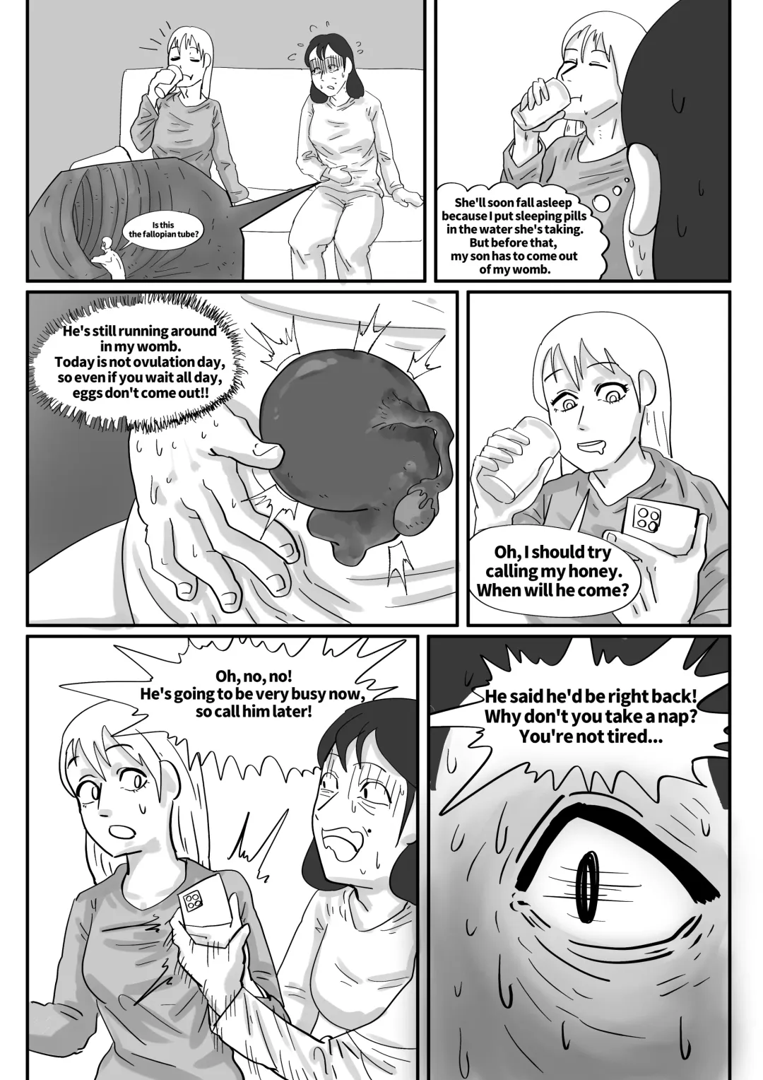 [Inside] Exploration Of The Mom Uterus 3 Fhentai - Page 18