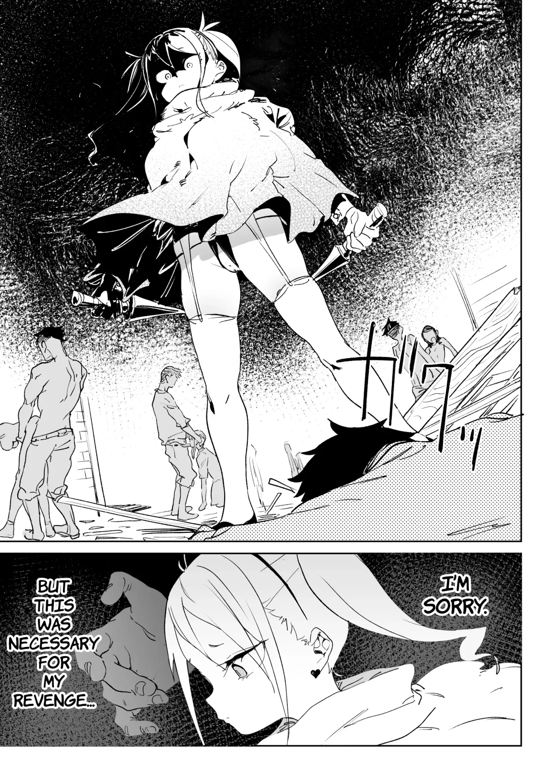 [Atage] Chinpo Kurui Fukushuusha no Matsuro | The Fate of the Cock Crazy Avenger Fhentai - Page 33