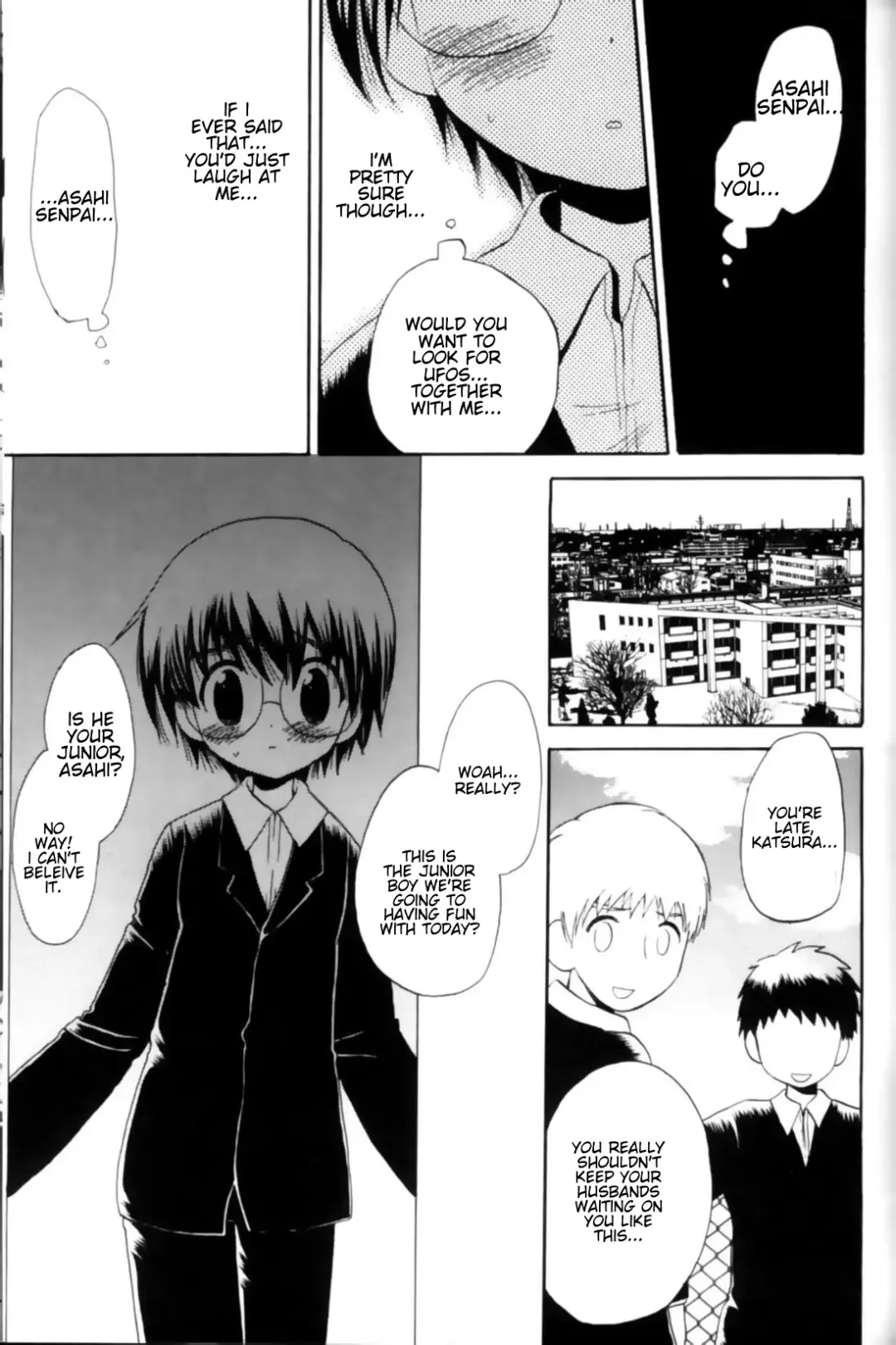 [Hoshiai Hilo] Okujou de Matsu | Waiting on the Roof Fhentai - Page 3