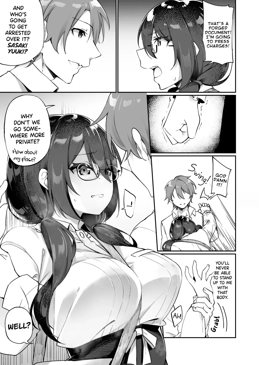 [Kanmuri] Boku no Koe o Kiku dake de Hatsujou Shichau Yandere Kyonyuu Kouhai ni Karada o Irekaerarete Shimatta! Fhentai - Page 10