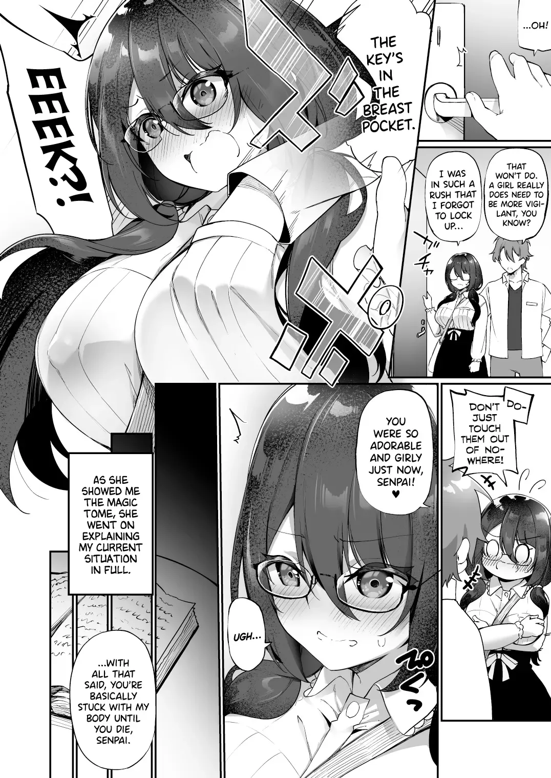 [Kanmuri] Boku no Koe o Kiku dake de Hatsujou Shichau Yandere Kyonyuu Kouhai ni Karada o Irekaerarete Shimatta! Fhentai - Page 17