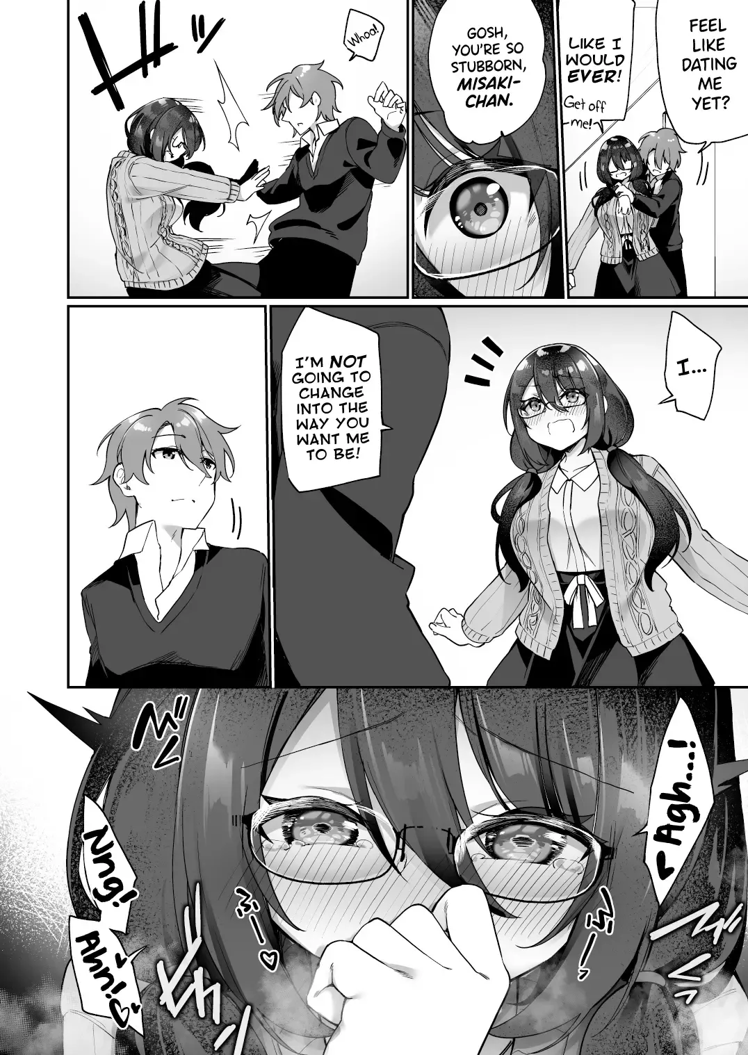 [Kanmuri] Boku no Koe o Kiku dake de Hatsujou Shichau Yandere Kyonyuu Kouhai ni Karada o Irekaerarete Shimatta! Fhentai - Page 23