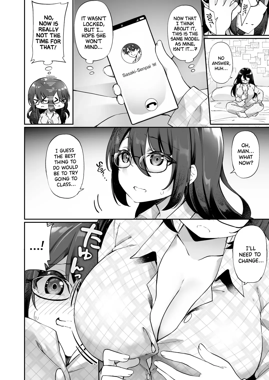 [Kanmuri] Boku no Koe o Kiku dake de Hatsujou Shichau Yandere Kyonyuu Kouhai ni Karada o Irekaerarete Shimatta! Fhentai - Page 5