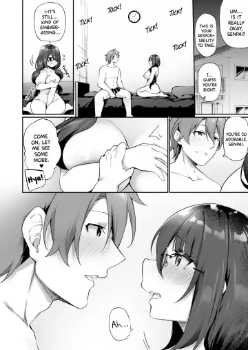 [Kanmuri] Boku no Koe o Kiku dake de Hatsujou Shichau Yandere Kyonyuu Kouhai ni Karada o Irekaerarete Shimatta! Fhentai - Page 35