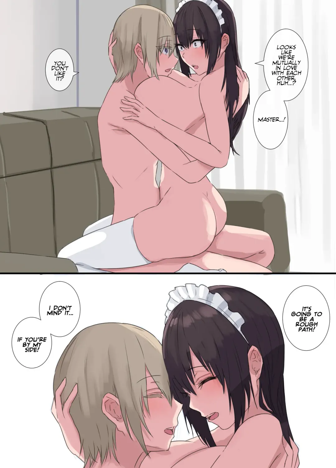 [Natsuishi Nana] Gokuama -Yonpakugan No Maid San- | Super Sweet Crazy-eyed Maid Fhentai - Page 32