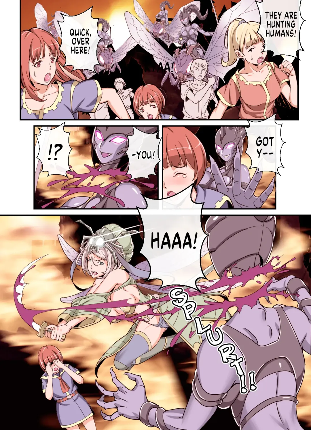 Comic The Akuochi! Mushihime-sama ga Iku! | Comic The Akuochi! Mushihime-sama ga Iku! Here Comes The Bug Princess! Fhentai - Page 9