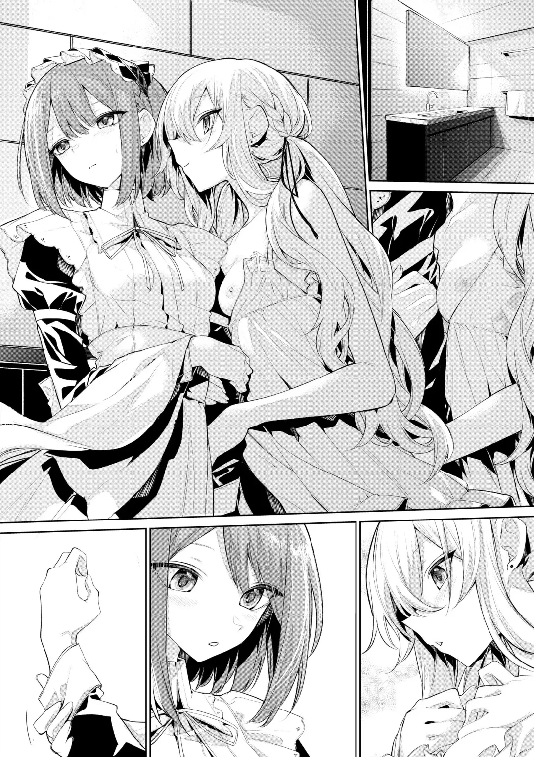[Zanka] Maid-san ni Doushitemo Osowaretai Ojou-sama to, Yuuwaku ni Katenai Maid-san Fhentai - Page 8