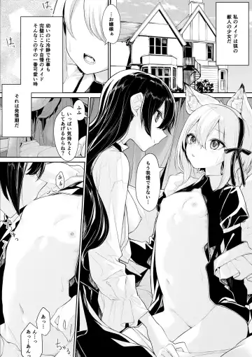 Read [Zanka] Hatsujouki na Kitsunemimi Maid-san to Ojou-sama - Fhentai