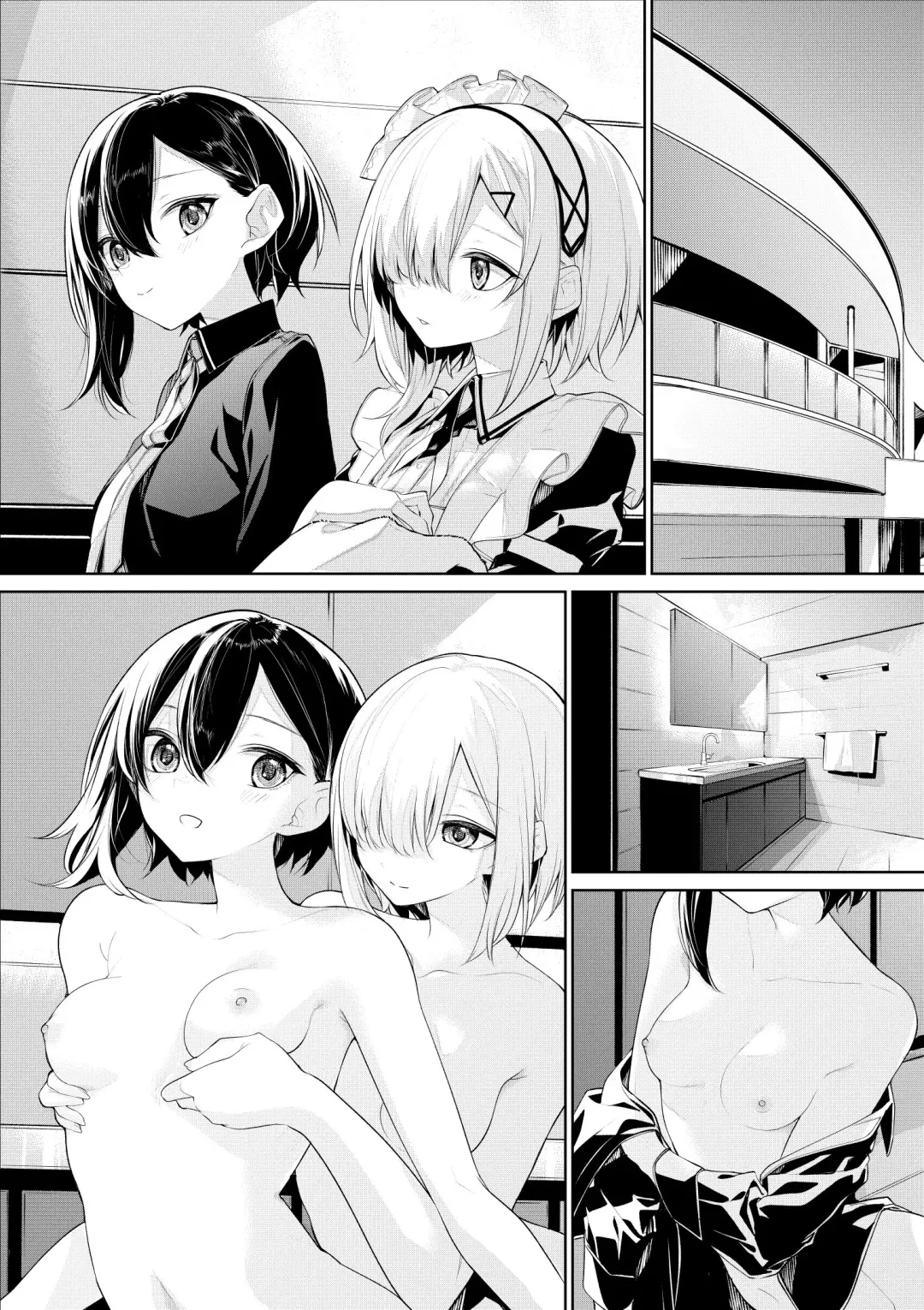 [Zanka] Ofuro de Ichaicha Suru Ojou-sama to Futago Maid-san Fhentai - Page 5