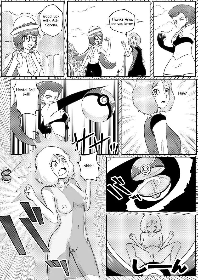 Abuse Serena caught in her own poketrap- Pokemon | pocket monsters hentai Cheating Wife Fhentai - Page 3