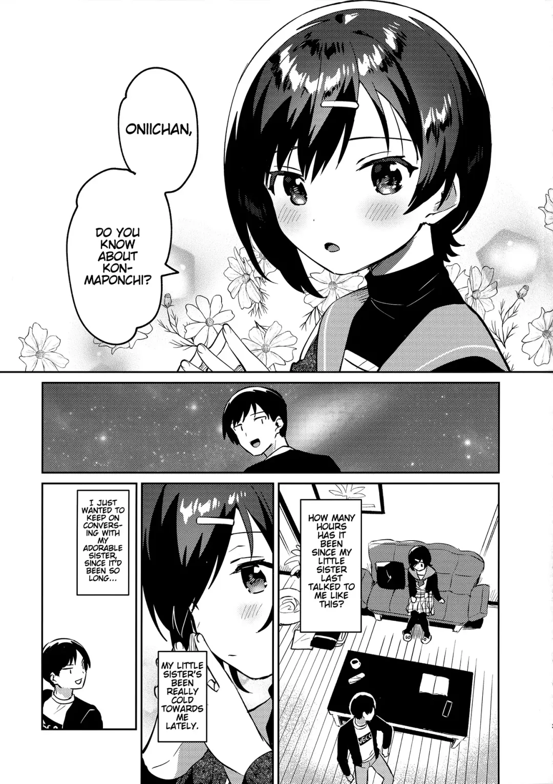 [Ichihaya] Imouto to Konma Ponchi | Konma Ponchi With My Little Sister Fhentai - Page 2