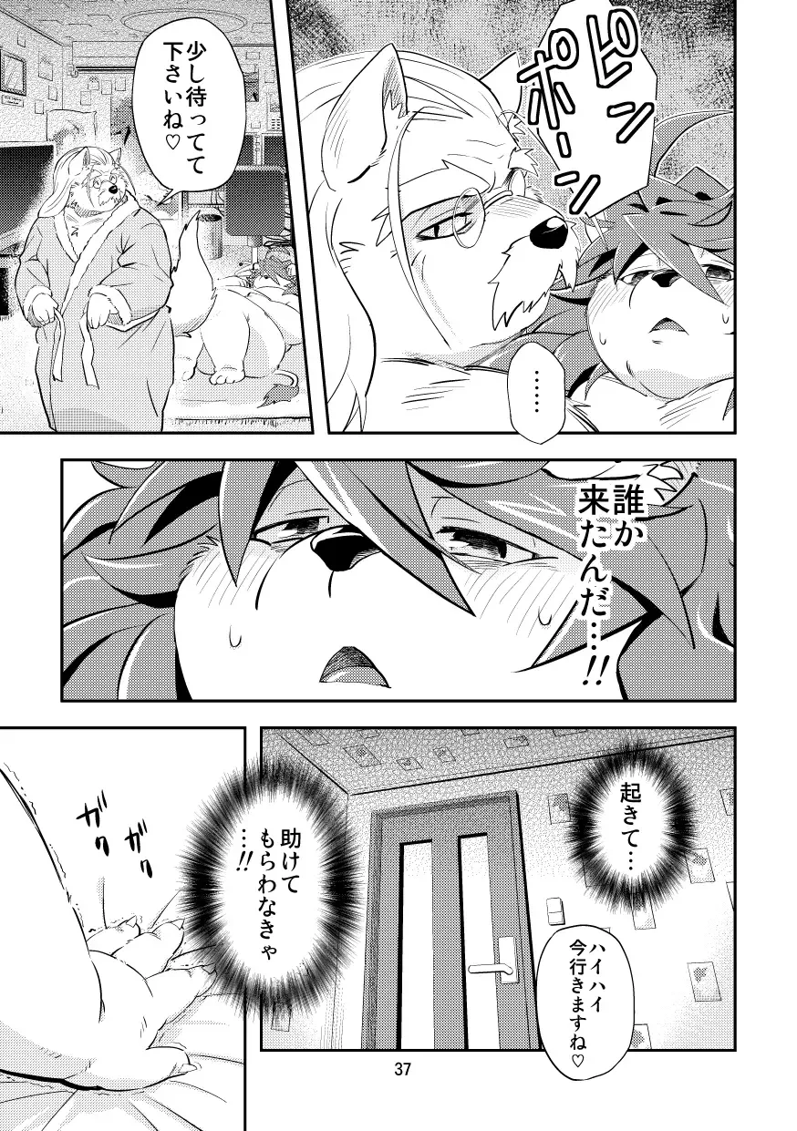 [Popon Papeon] Hageshii Ame ga Furu Fhentai - Page 37