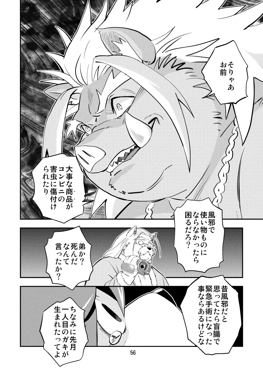 [Popon Papeon] Hageshii Ame ga Furu Fhentai - Page 56