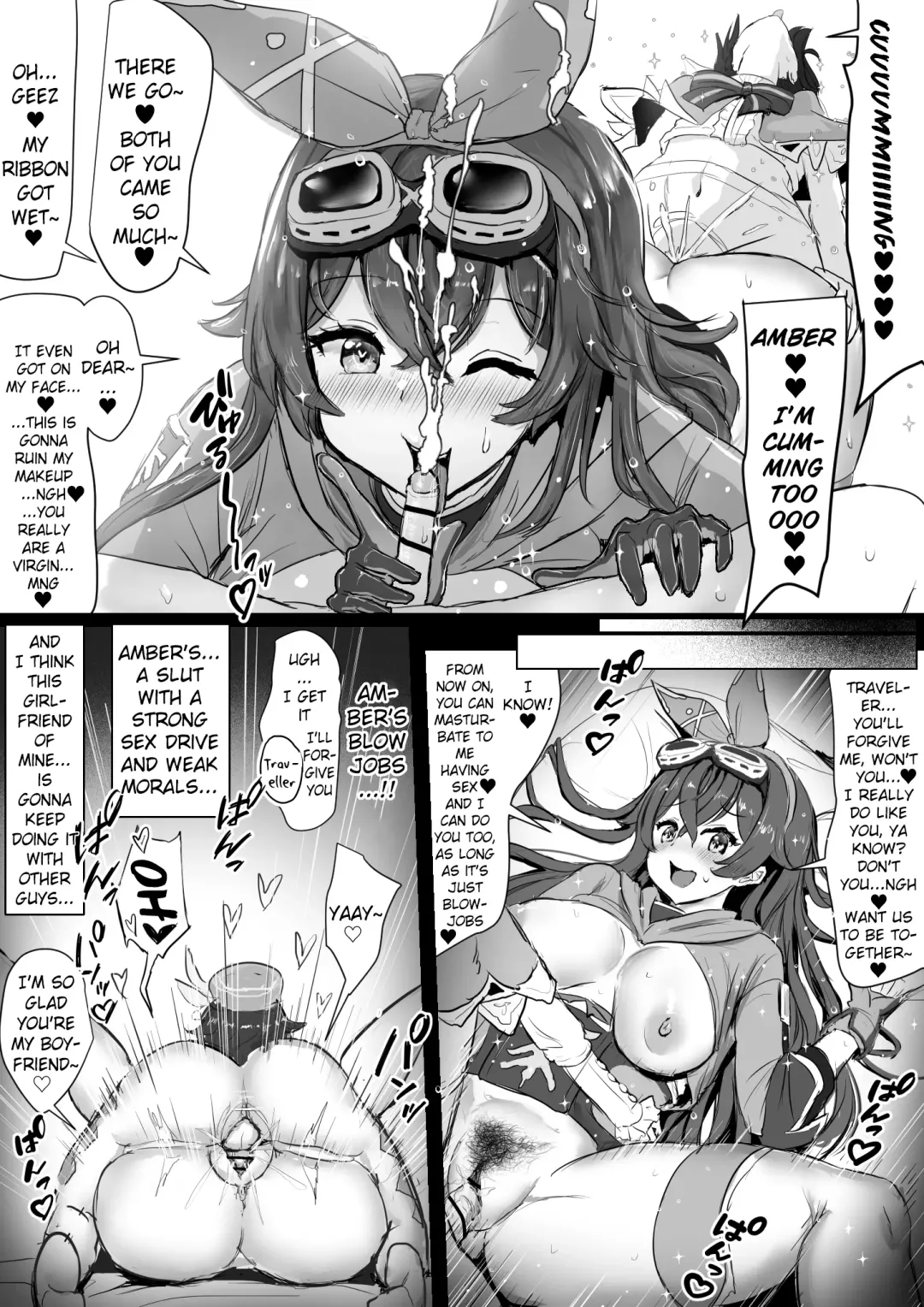 Amber ga Venti ni Netorareru Hanashi | Amber Was Stolen Away from Me by Venti Fhentai - Page 8