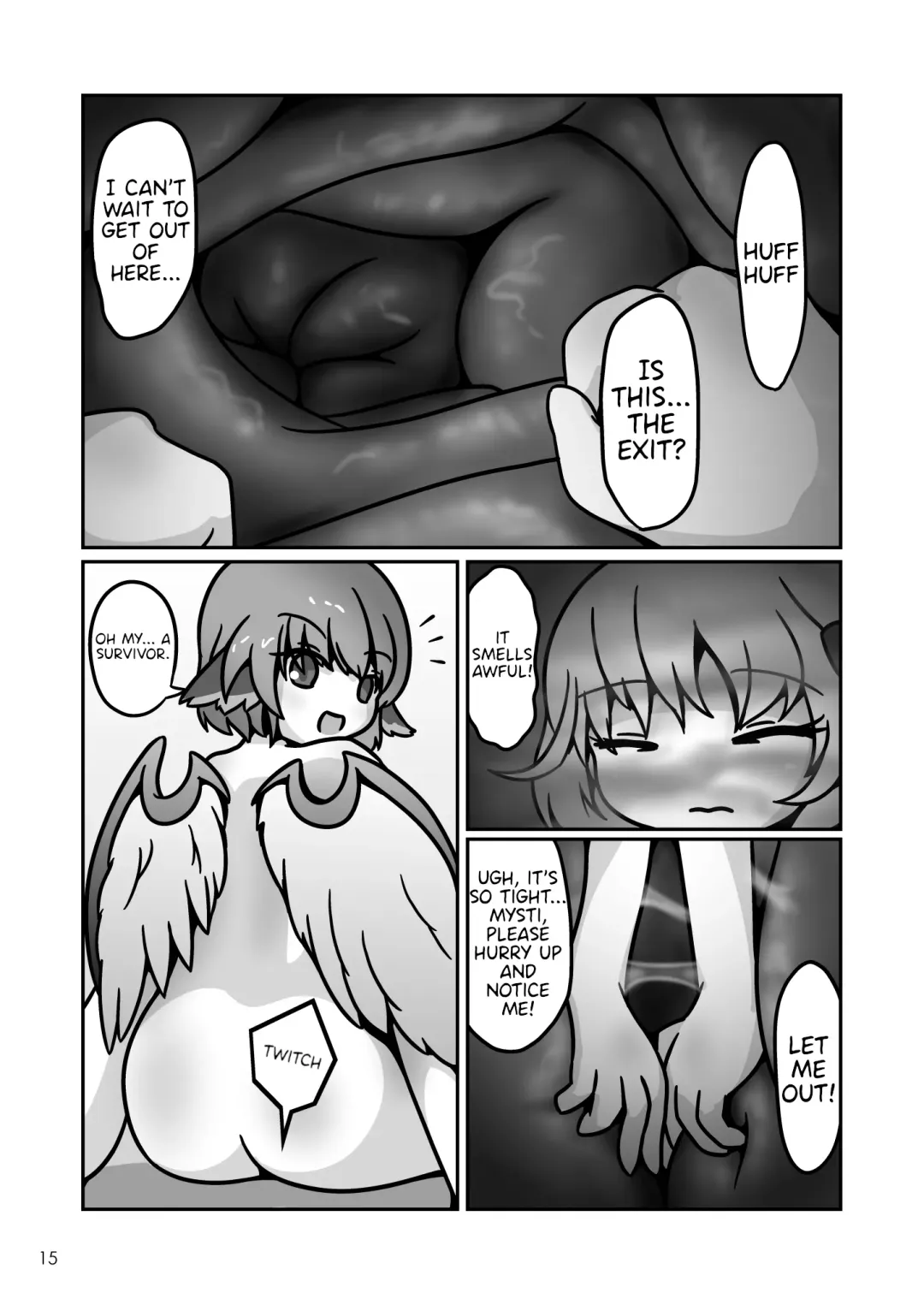 [Vostok] Mystia-chan no Onaka no Naka o Full Tour Suru Ohanashi Fhentai - Page 14
