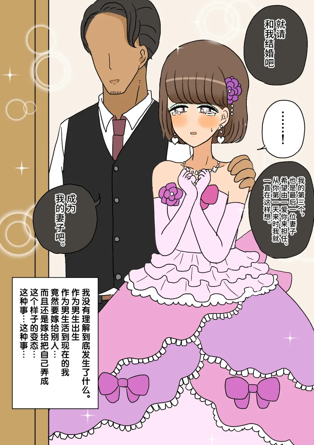 [Kitsune Beer] Furyou Shounen ga Mesuochi Shite Kawaii o Yome-san ni naru made ~Konnyaku-Hen~ Fhentai - Page 77