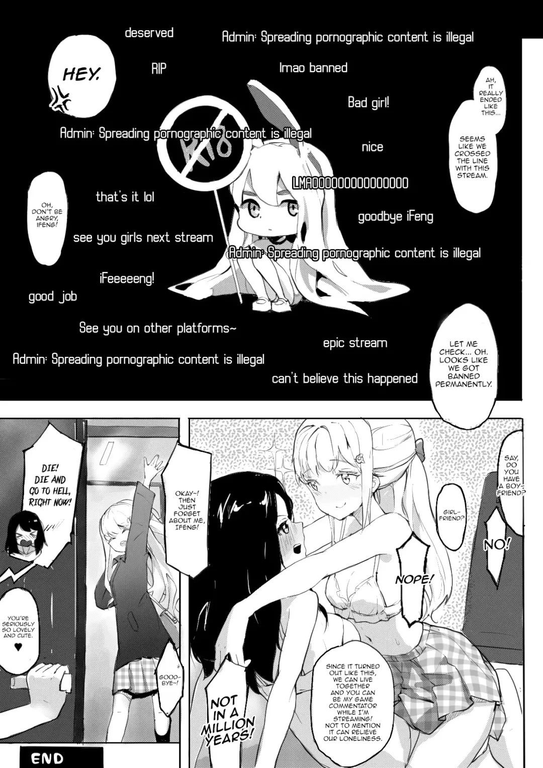 [Tritium] 强制喵化2 恐怖游戏^放送事故 | Forced Meow-ification 2 Horror game^Live stream fail gone wrong Fhentai - Page 33