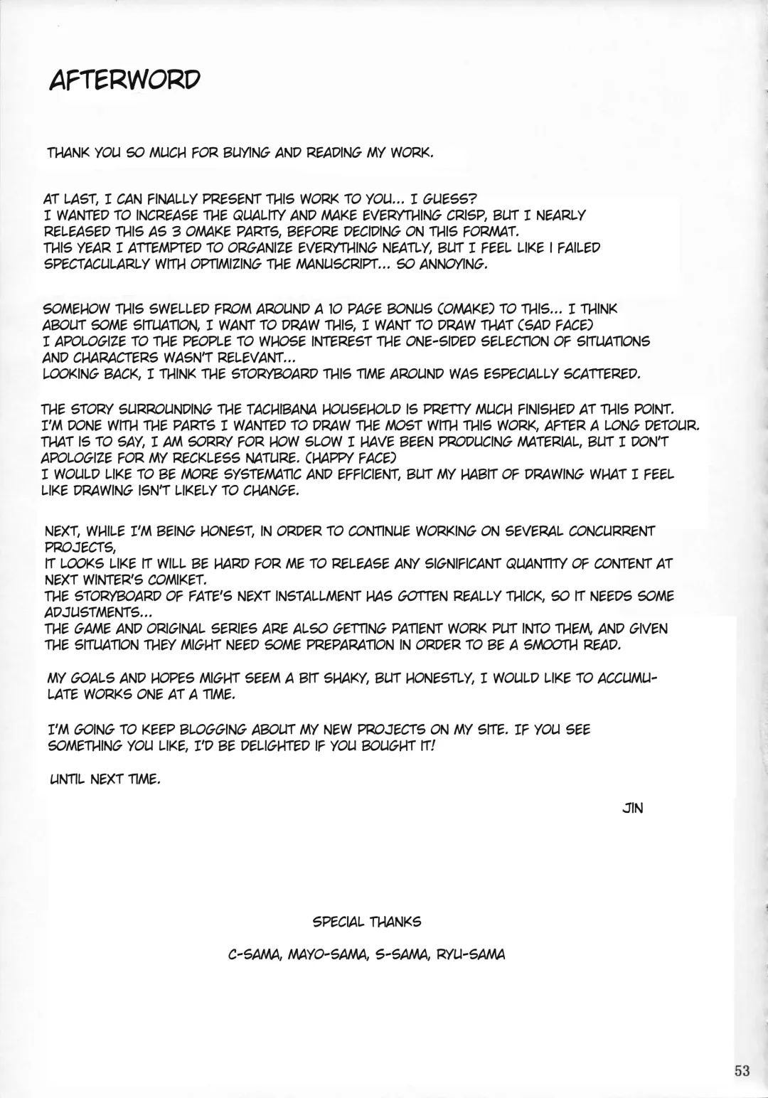 [Jin] Tachibana-san's Circumstances With a Man (decensored) Fhentai - Page 246