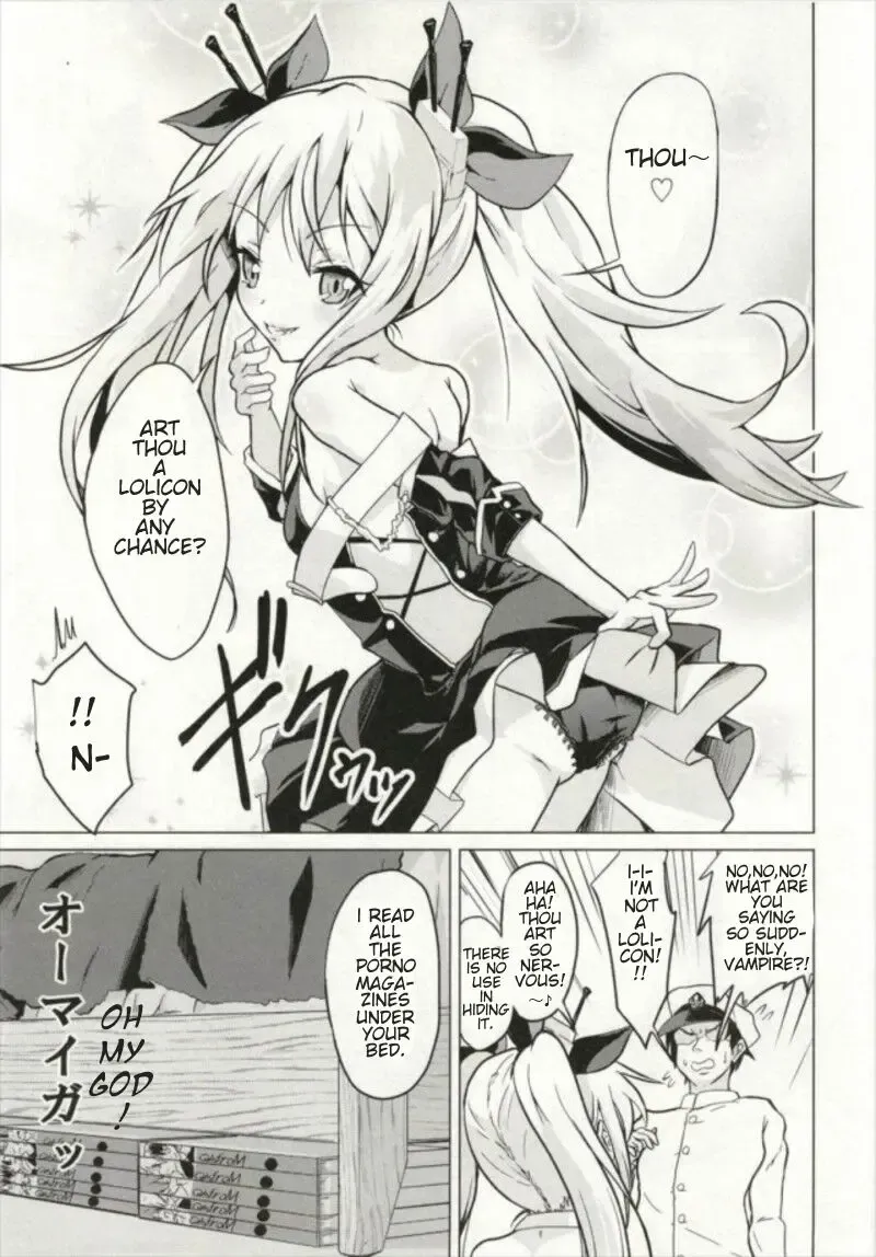 [Pri] Ashikoki! Vampire-chan | Vampire's Footjob! Fhentai - Page 2