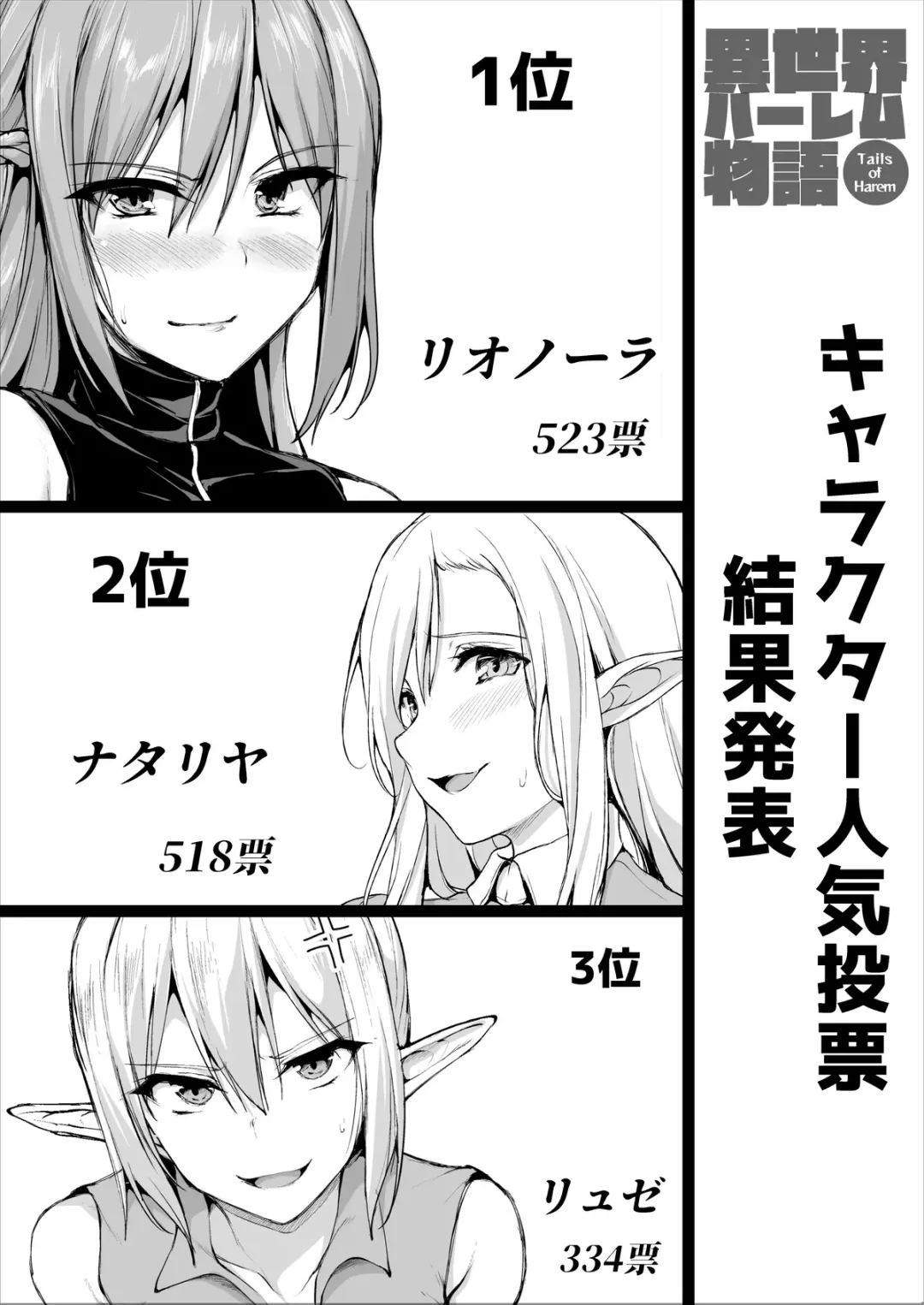 [Tachibana Omina] 異世界ハーレム物語 リオノーラ&ナタリヤ3Pイラスト集 Fhentai - Page 1